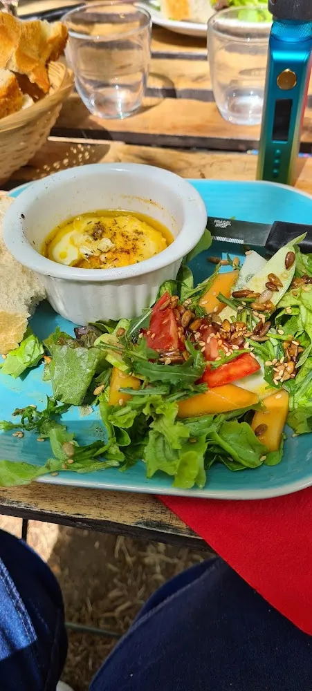 Salade Et Chèvre Au Four