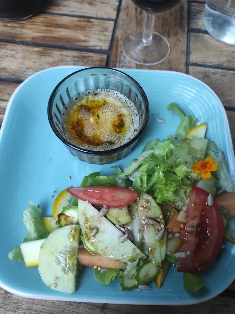 Salade Et Chèvre Chaud